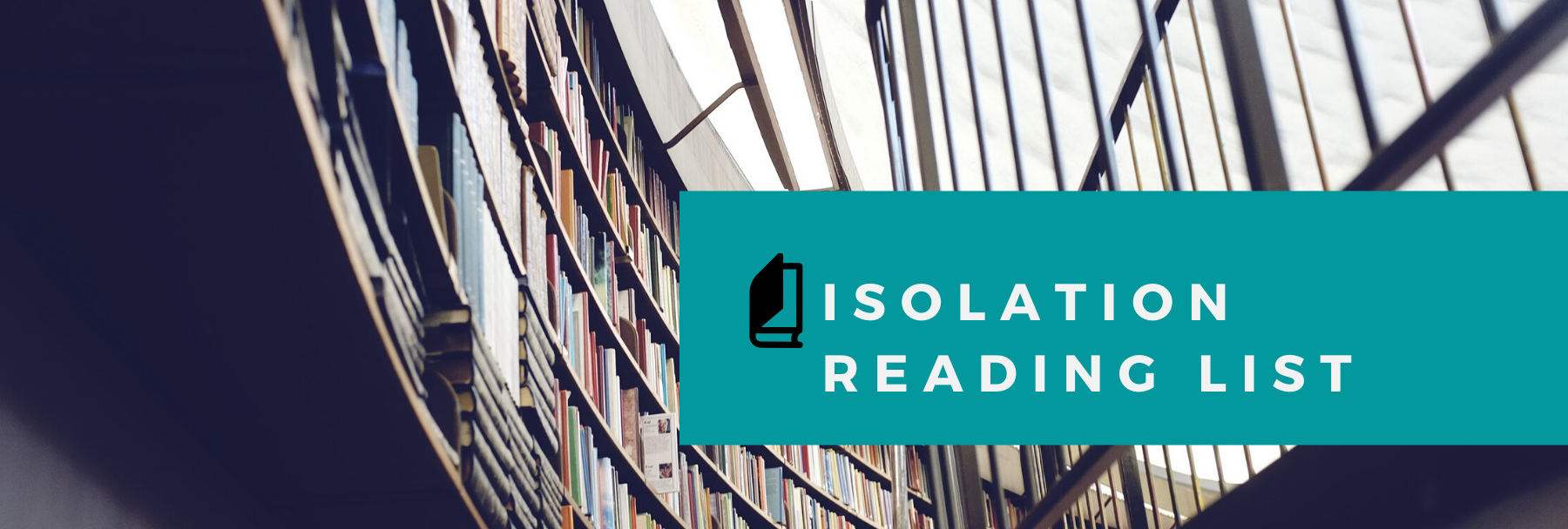 Isolation Reading List Department of English Language and Literatures