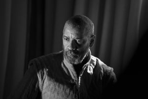 Denzel Washington as Macbeth in Joel Coen’s recent film The Tragedy of Macbeth.